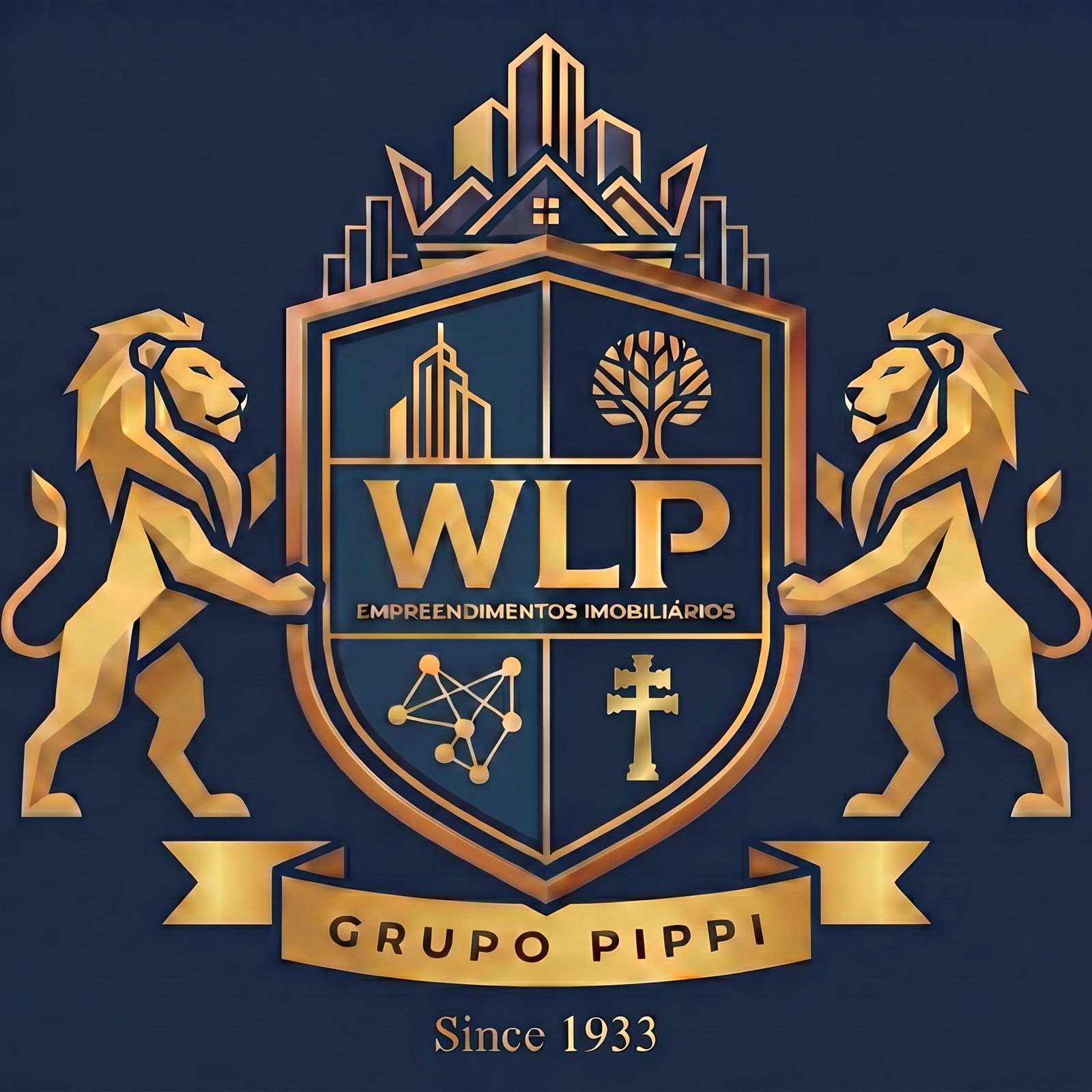 Logotipo WLP Empreendimentos Imobiliários - Grupo Pippi