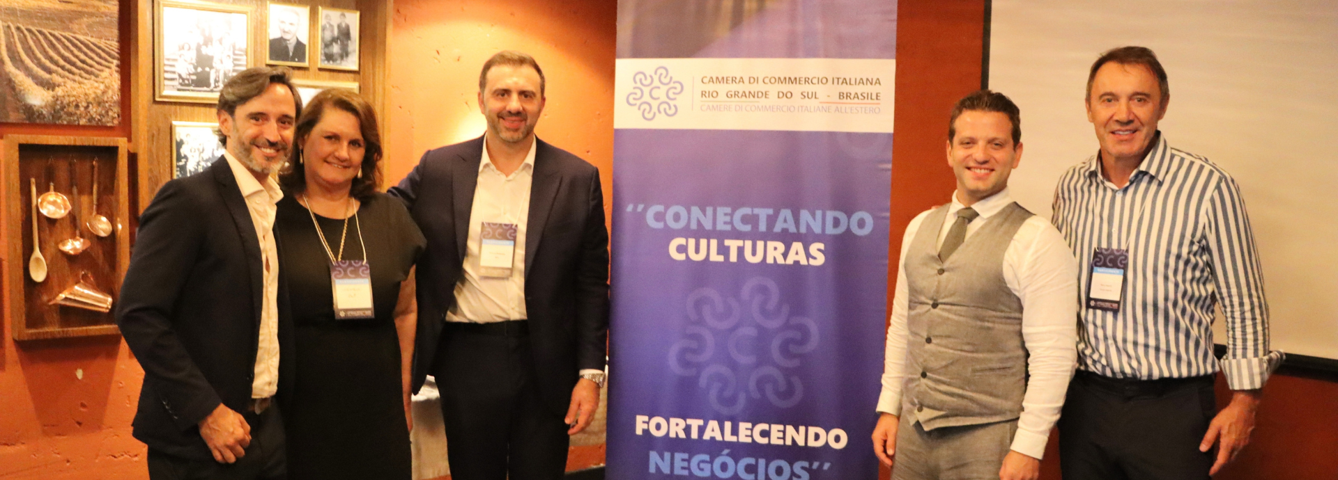 Aperitivo Networking da Câmara de Comércio Italiana do RS reúne mais de 50 participantes e lança missão oficial à Itália