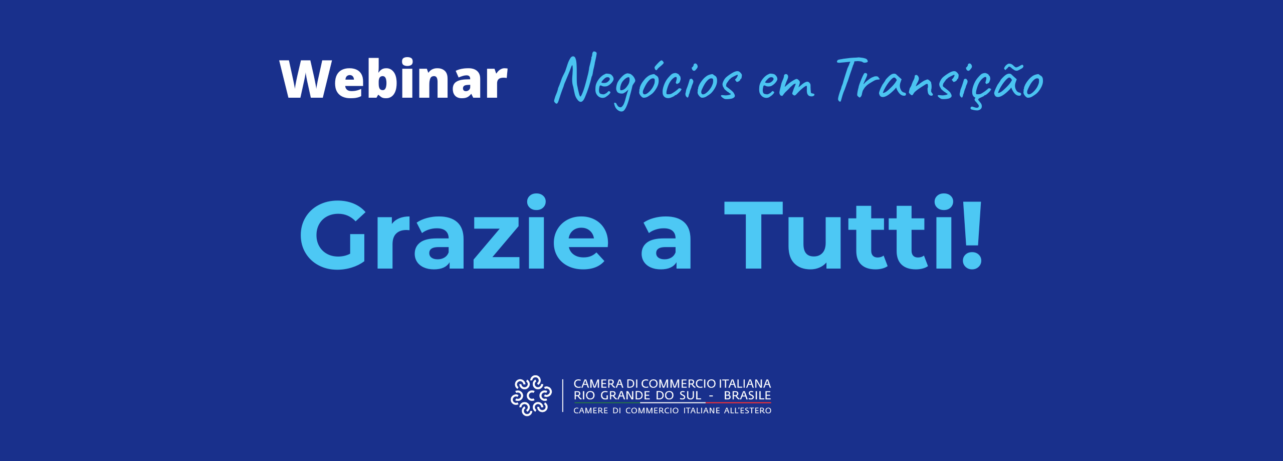 Câmara Italiana promove webinar sobre sustentabilidade, inovação e transição energética