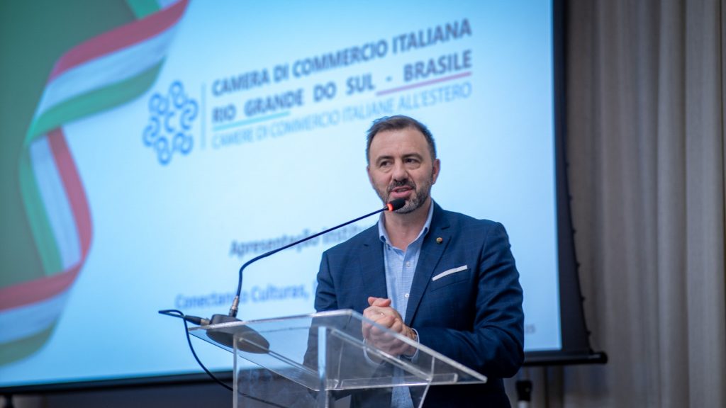 Imagem de capa Erasmo Battistella representa o RS na Convenção Mundial das Câmaras de Comércio Italianas