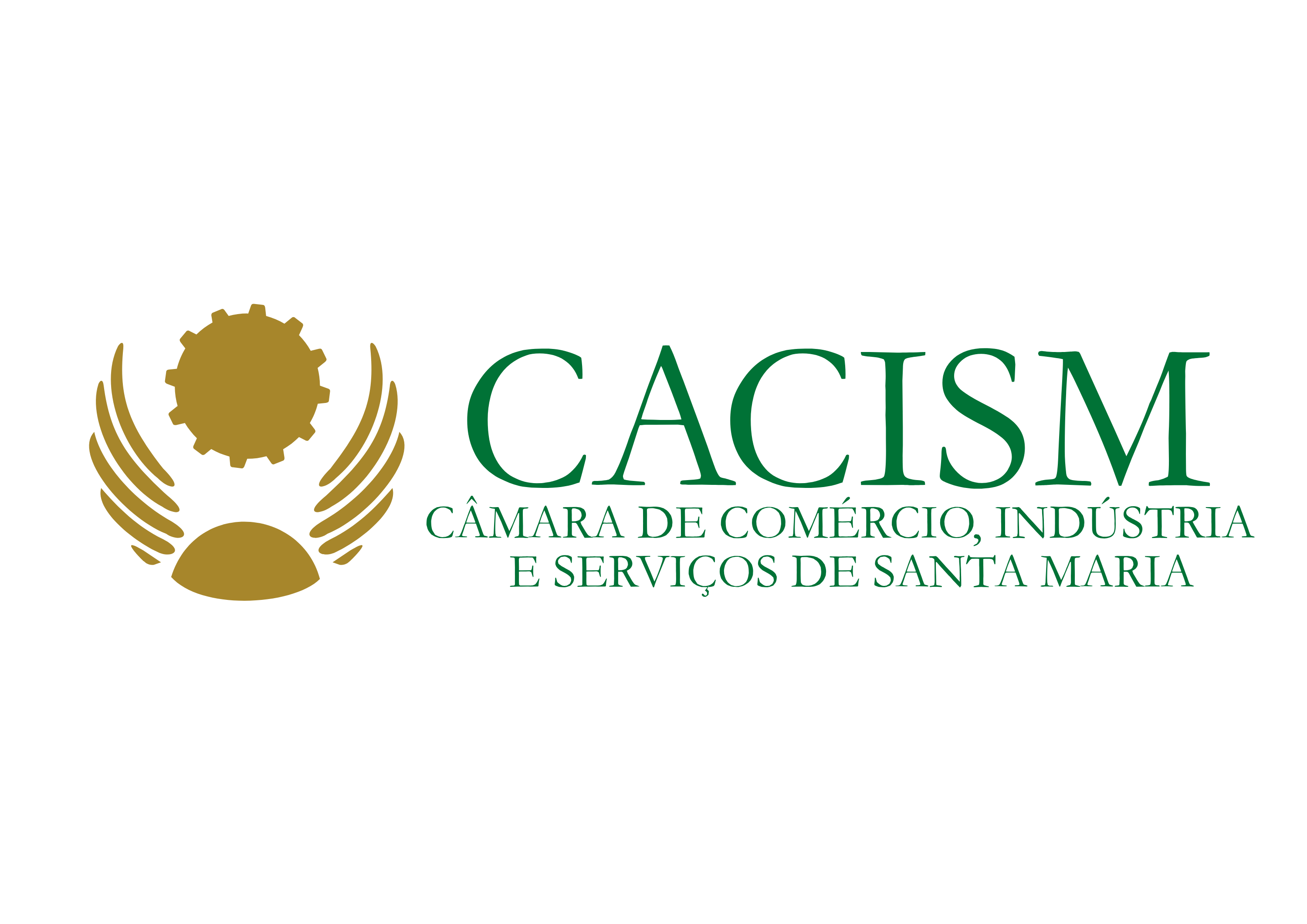 Logotipo Câmara de Comércio, Indústria e Serviços de Santa Maria (CACISM)